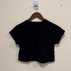 SKIMS Jet Black Women's Crop Top